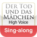 Der Tod und das Mädchen, Schubert (High Voice & Piano - Sing-Along)