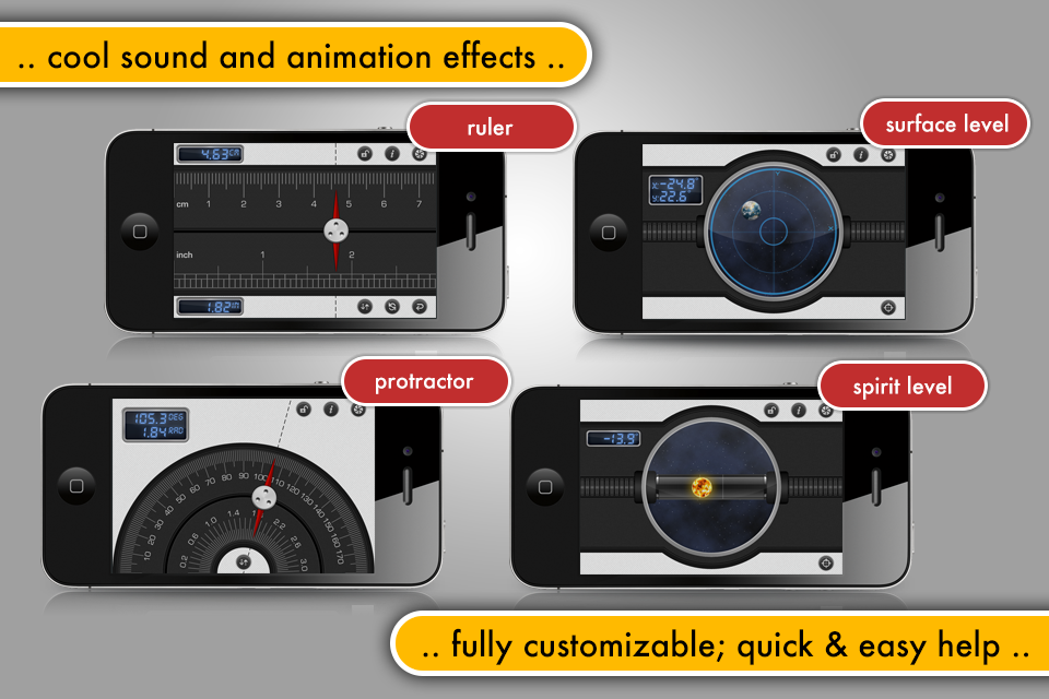 Image of Multi Measures HD - The all-in-1 measuring toolkit for iPhone